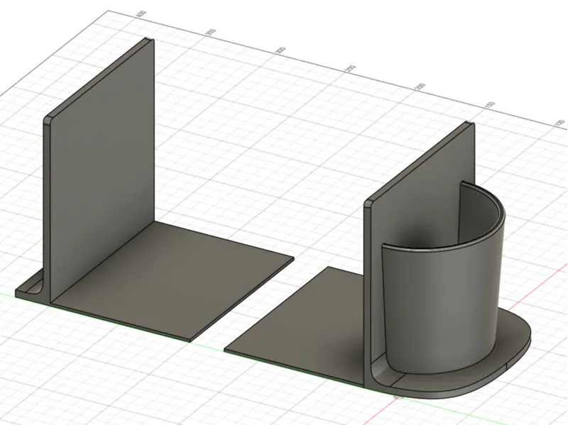 Book ends with pen holder