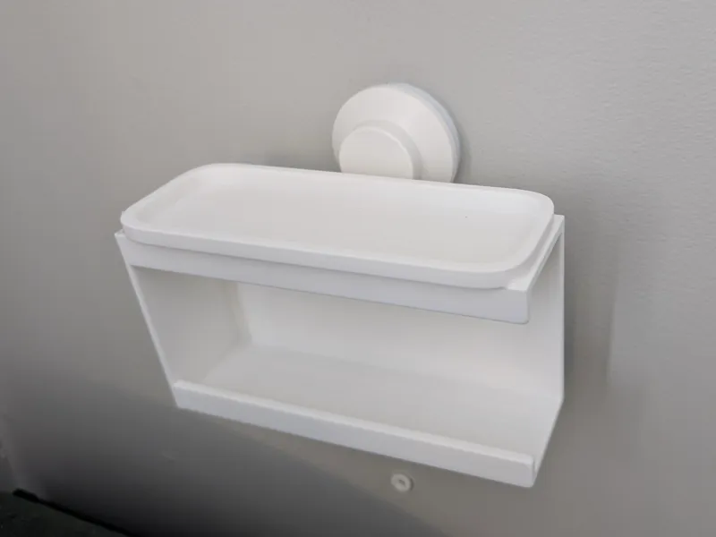 Phone holder with glasses