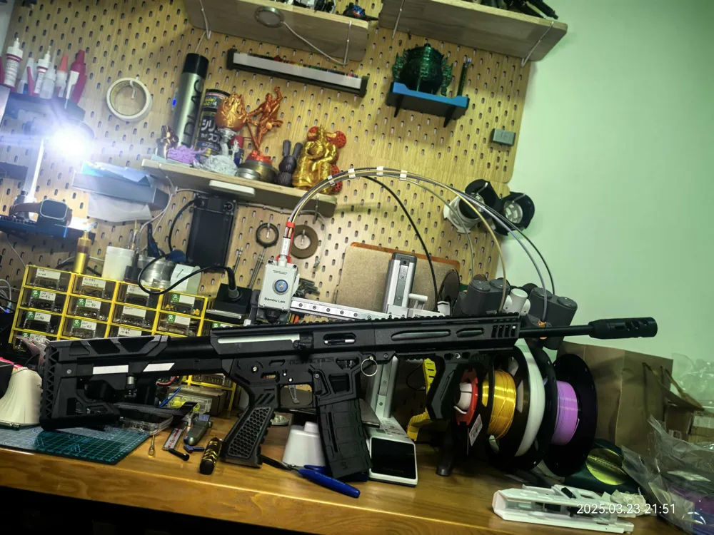 长弓皮肤之TC版本镂空下机匣 - 免费 3D 打印模型 - MakerWorld