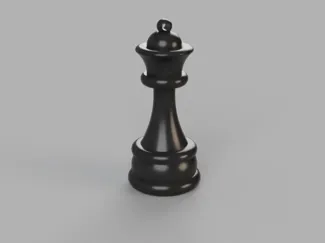 Queen Chess Piece Keychain