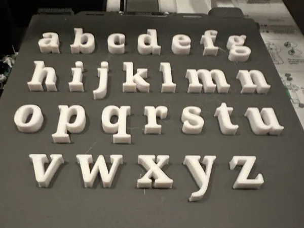 Alphabet complet