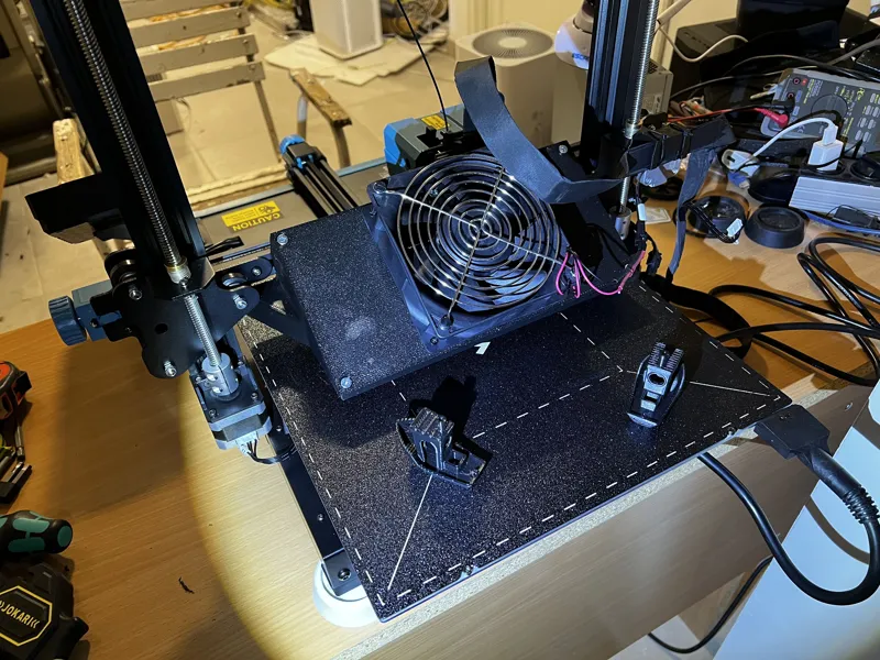sovol sv07 plus aux part cooling fan duct