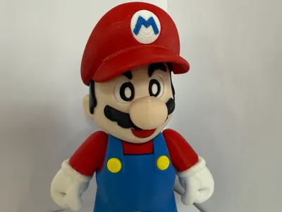 Classic Mario, AMS-free (multi-color parts, no slicing required)