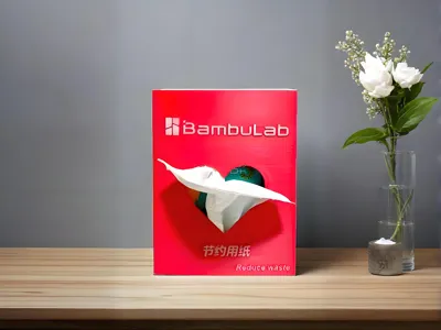 Heart-Shaped Open Tissue Box