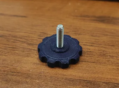 M6 knurled knob