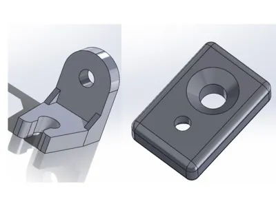 Venetian Blind Handle and rope/line Holder