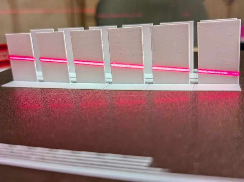 Floor and wall leveling laser target posts
