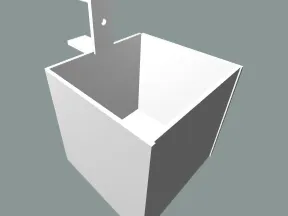 container for ledge