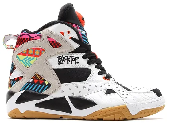 reebok pump blacktop