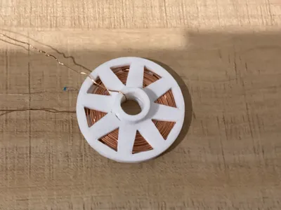 Wireless charging coil stencil