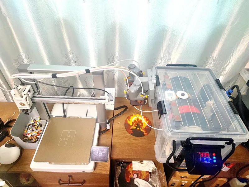 烘干箱 拓竹 A1 AMS lite 电热自动恒温恒湿一体式干燥箱 带耗材回卷