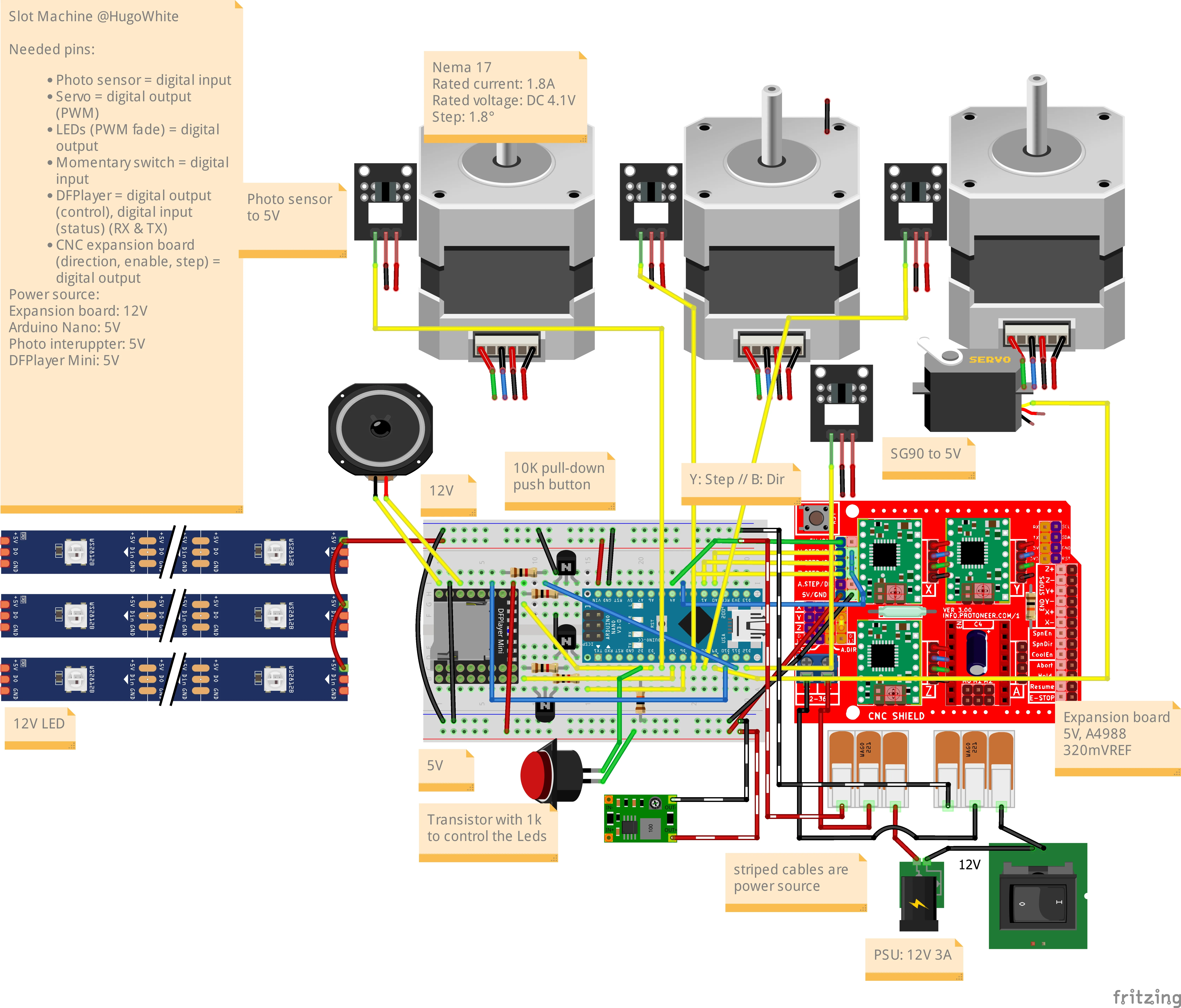 NanoSlot: Modular Arduino Based Slot Machine w/RTP by WhiteStudio ...