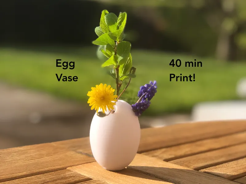 Mini Flower Egg Vase 