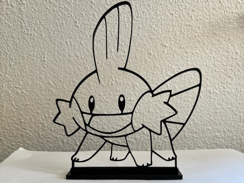 Mudkip Pokémon line art