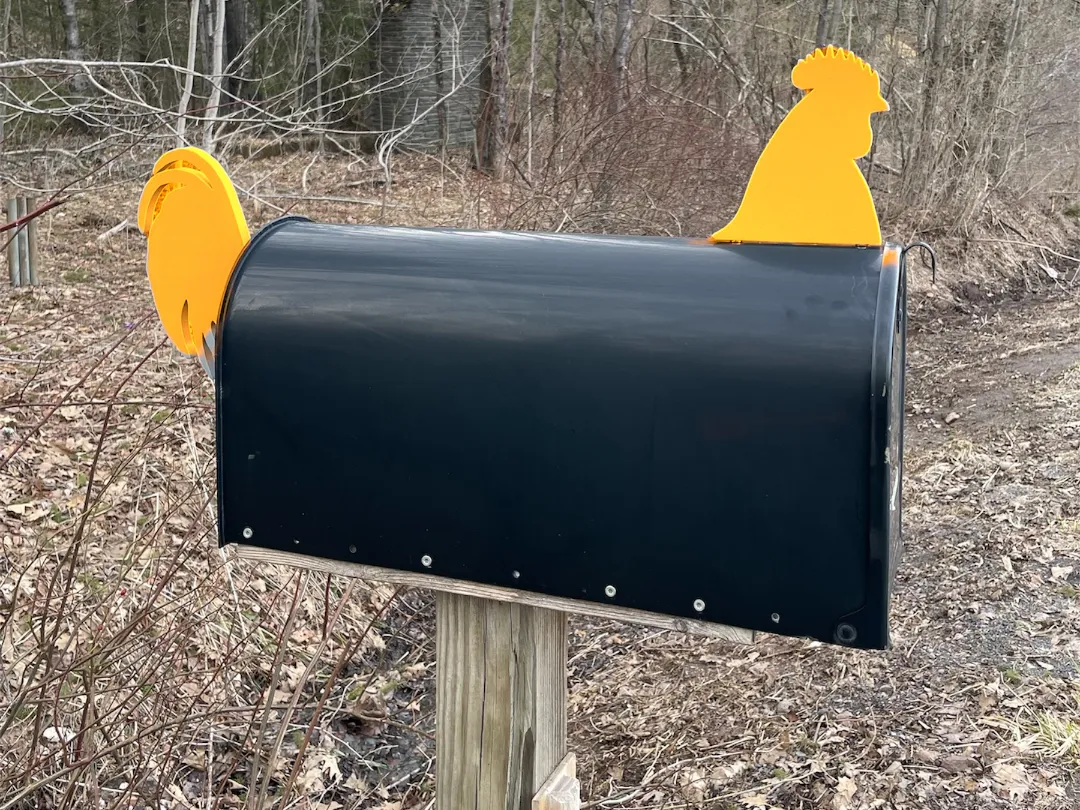 Easter Mailbox Topper Roster Magnetic