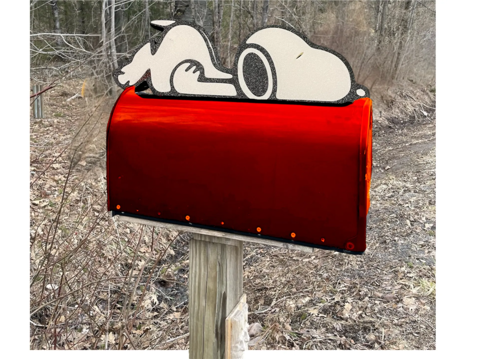 Mailbox Topper Dog