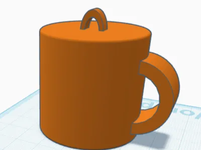 mug Christmas ornament