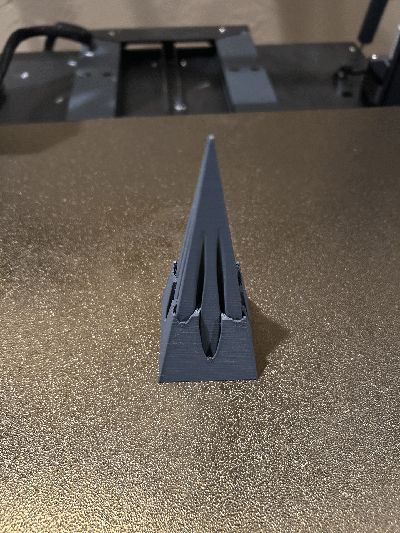 Triangle pass through fidget