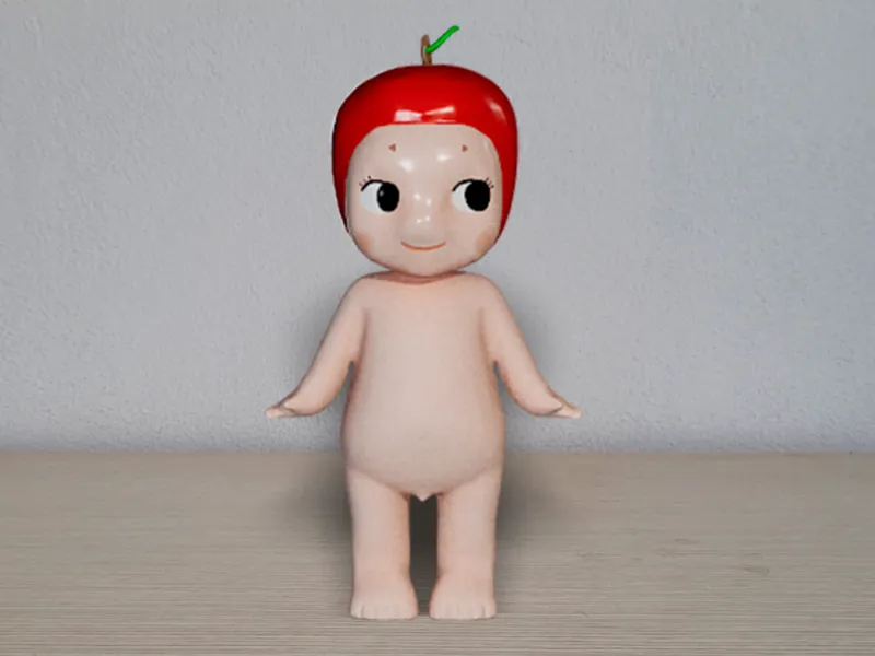 SONNY ANGEL APPLE / APPLE SAN VALENTIN