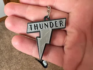 Thunder keychain