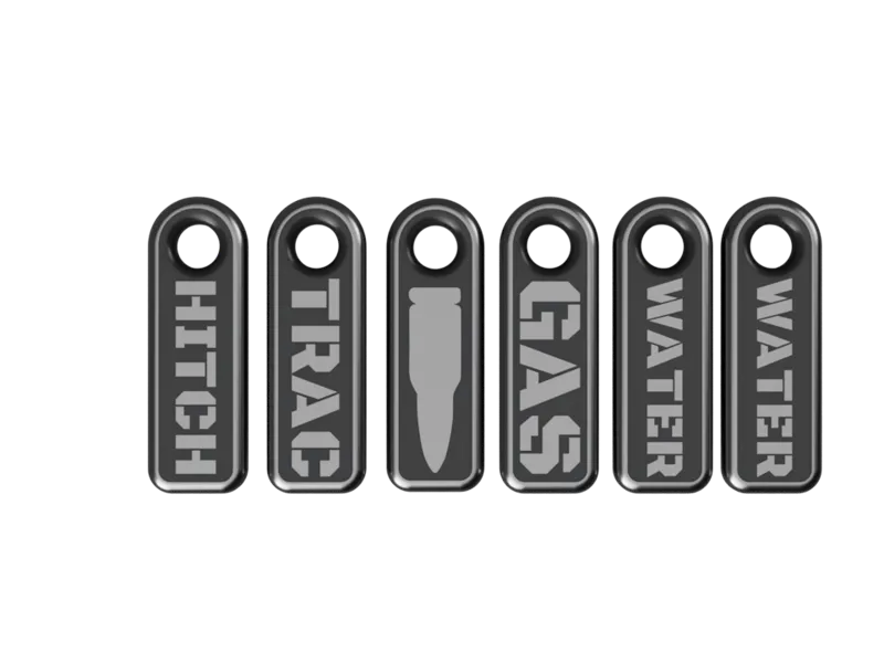 Offroad tool Keychain Tags