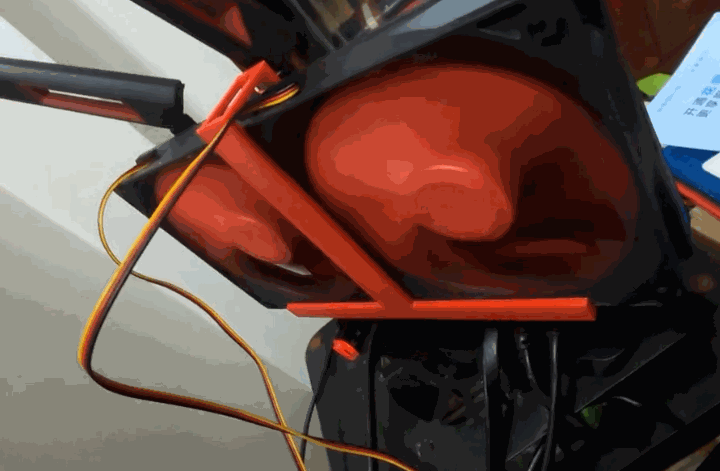 RT-AC86U 风扇背挂架| RT-AC86U 12cm Fan Mounting Bracket