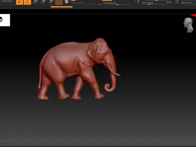 elephant 3d model