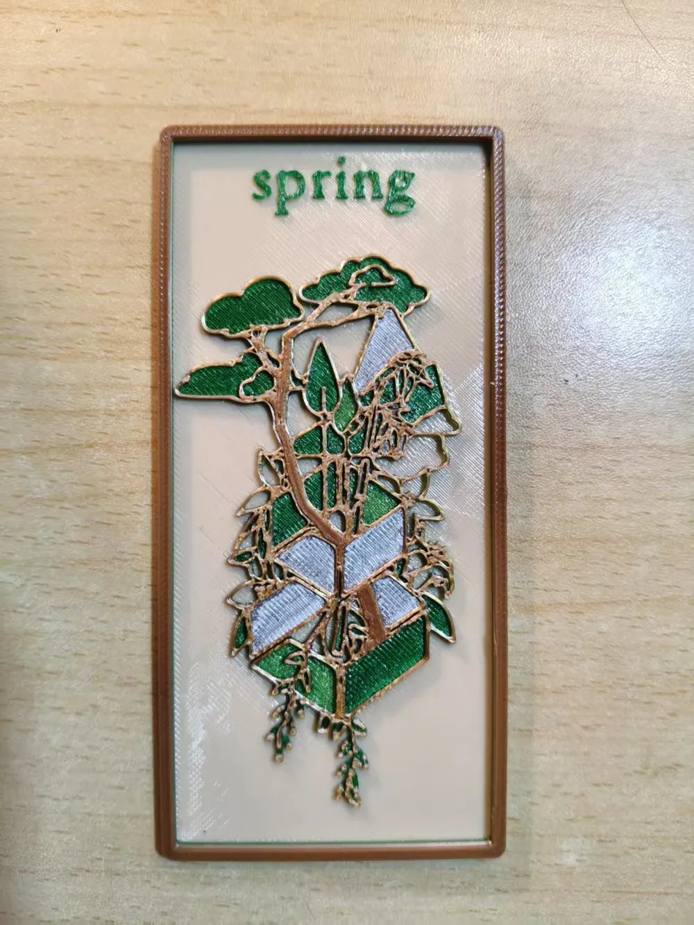 Spring Theme Bookmark - Spring by user_1933470299 - MakerWorld