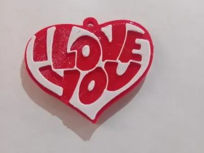 Valentine's Day keychain