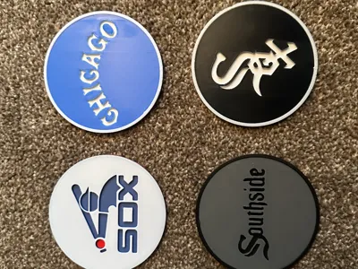 white sox coasters
