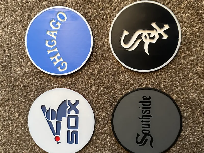 white sox coasters