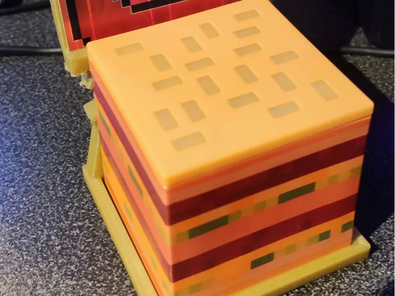Macdonalds X Minecraft Movie Burger Stand