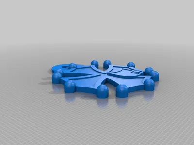 Occitan Cross Keychain 2