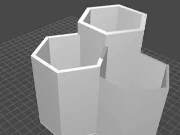 desk organizer hexagon