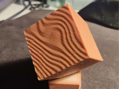 Wood Cube Sculpture