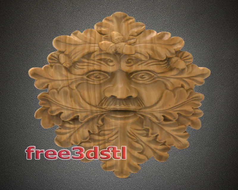 Green man 3D STL Model (FREE)