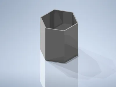 hexagon pen holder