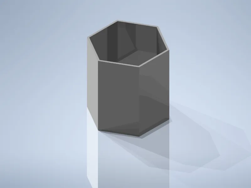 hexagon pen holder