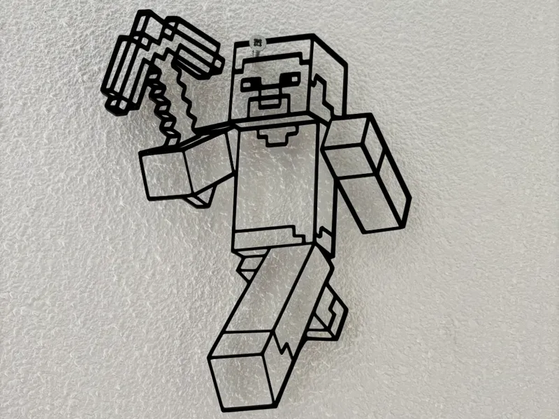 Minecraft Steve Wall Art