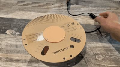Cardboard Spool Turntable