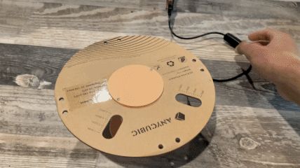 Cardboard Spool Turntable