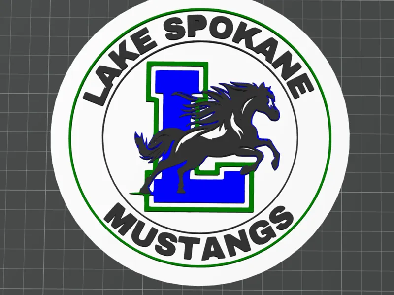 Custom Logo - Lake Spokane Mustangs