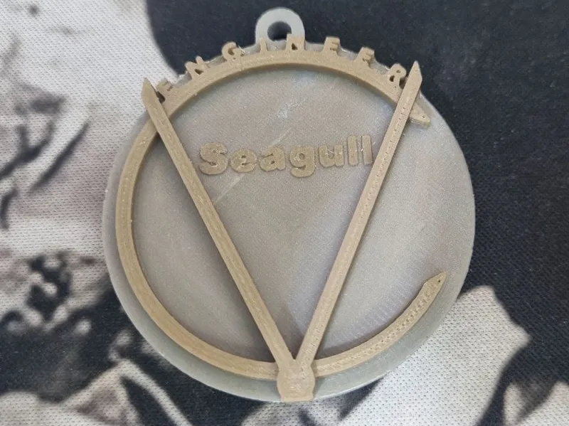 civil engineer medial / keychain  