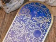 bookmark with magic runes 