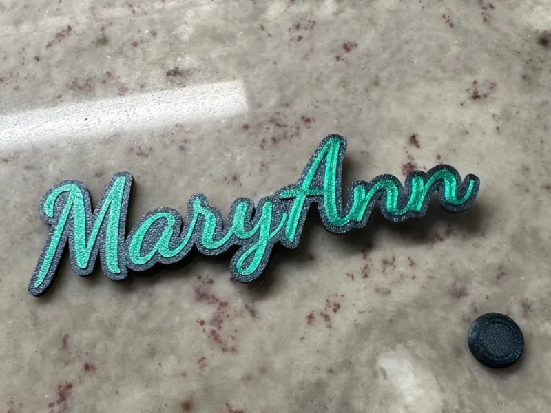 Name Tag Button