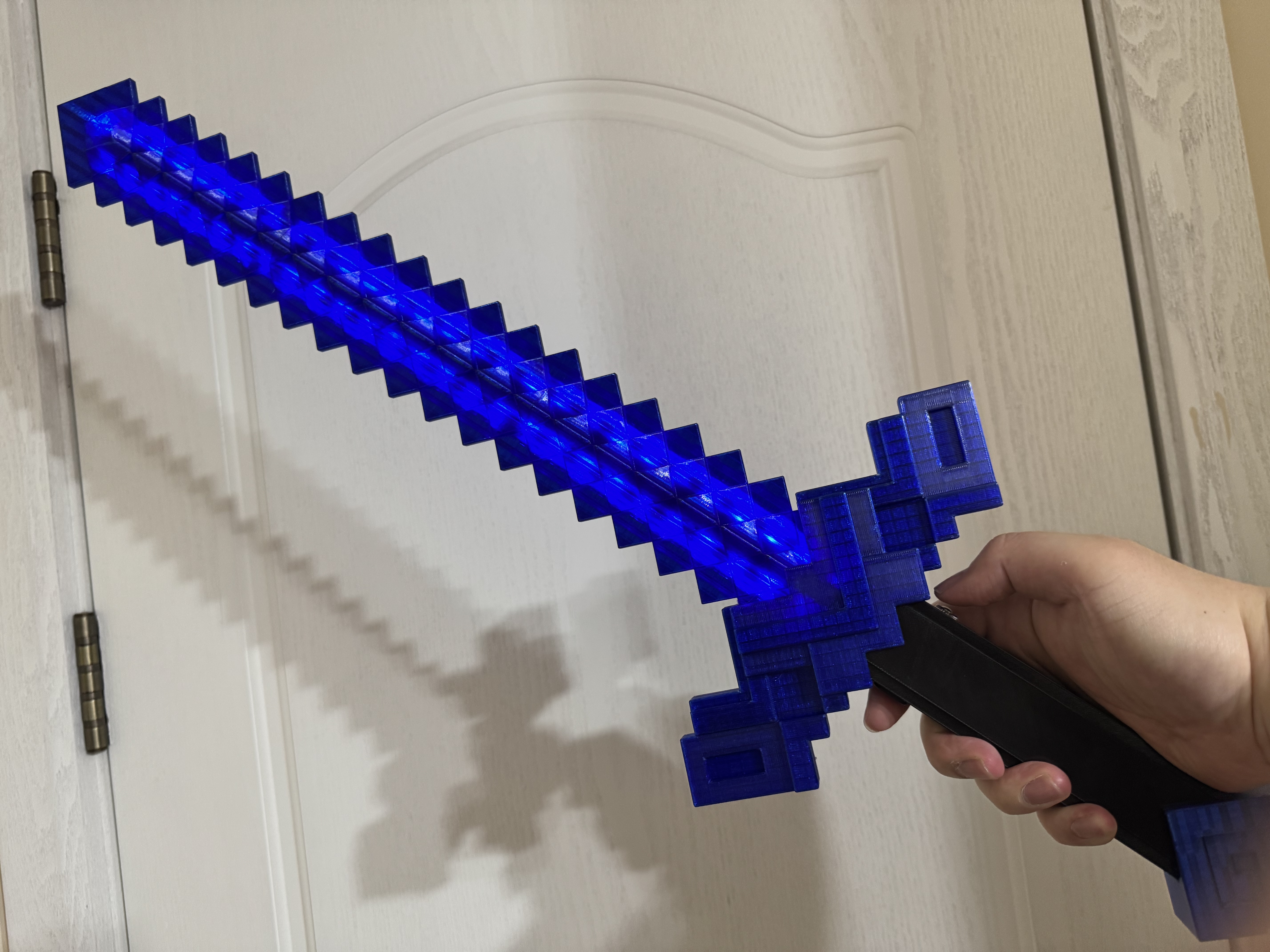 3Dプリント マインクラフト映画 ピクセルソード - 無料3Dモデル -MakerWorld, image size:5712x4284