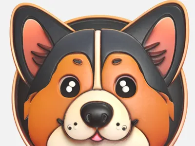 Corgi pin