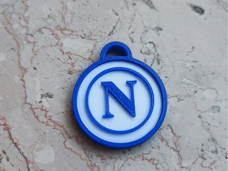 Ciondolo Napoli - SSCN - Portachiavi