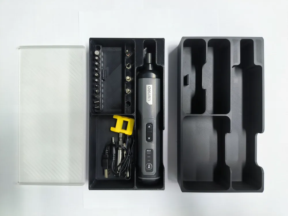 Electric Screwdriver Box Electric Screwdriver Tool Box by user_976751979 MakerWorld: Download ...