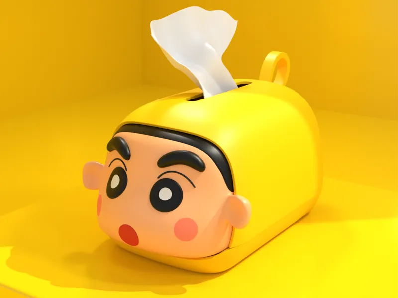 蜡笔小新抽纸盒